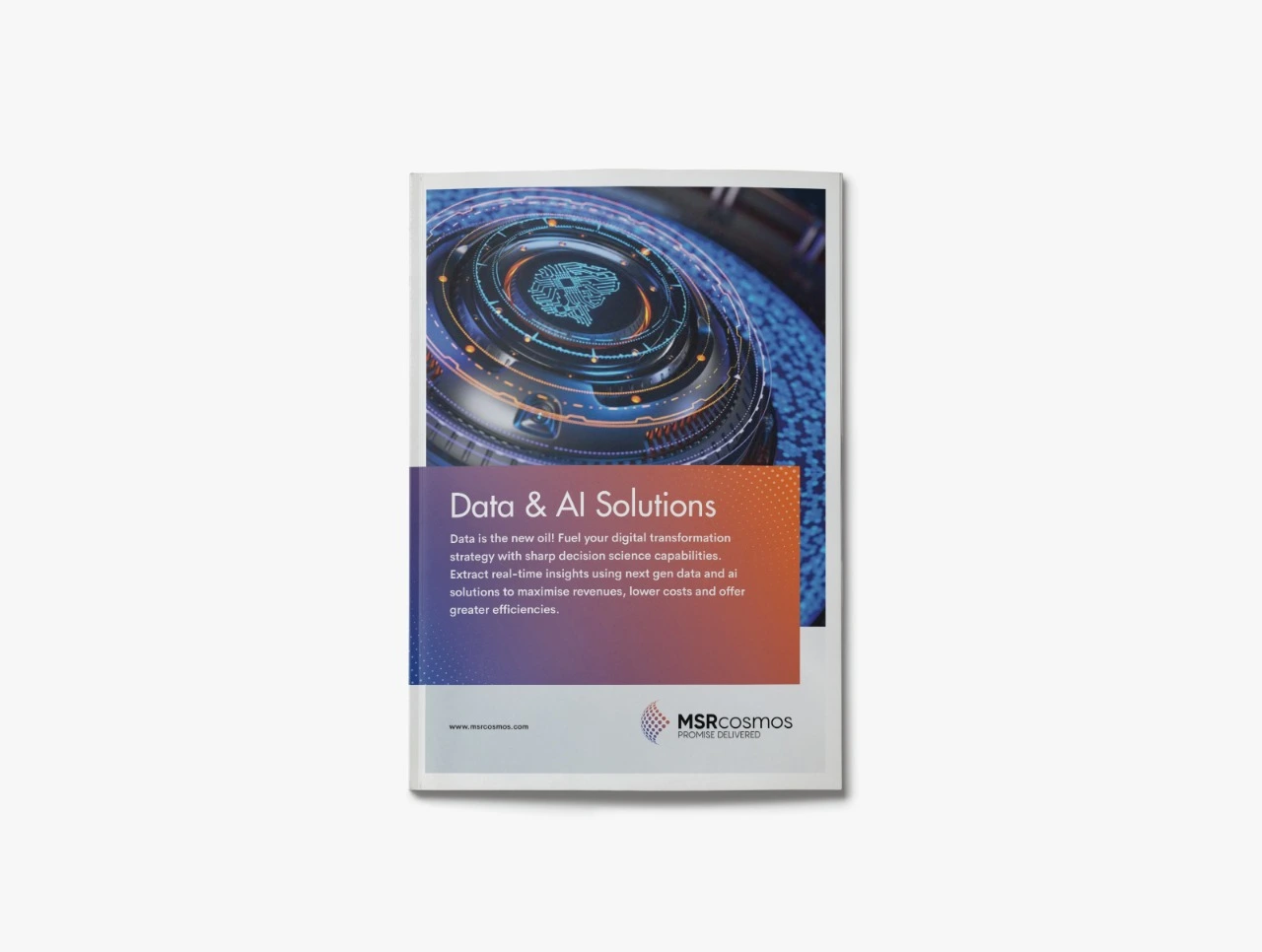 Data Analytics & AI Solution Service Brochure | MSRcosmos